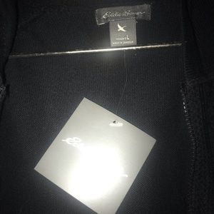 Eddie Bauer soft cotton sweatshirt jacket size L